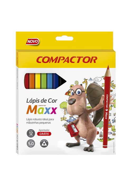 Lápis de Cor Art Color Tons Pastel c/24 Compactor - Big Nunes Comercial