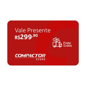 Vale Presente Compactor Store - R$299,90